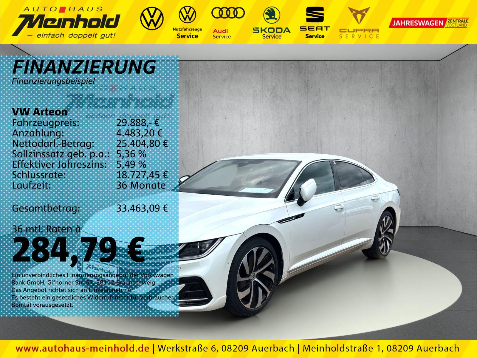 Volkswagen Arteon 2.0 TSI DSG R-Line, DCC, Leder, el. Sitze