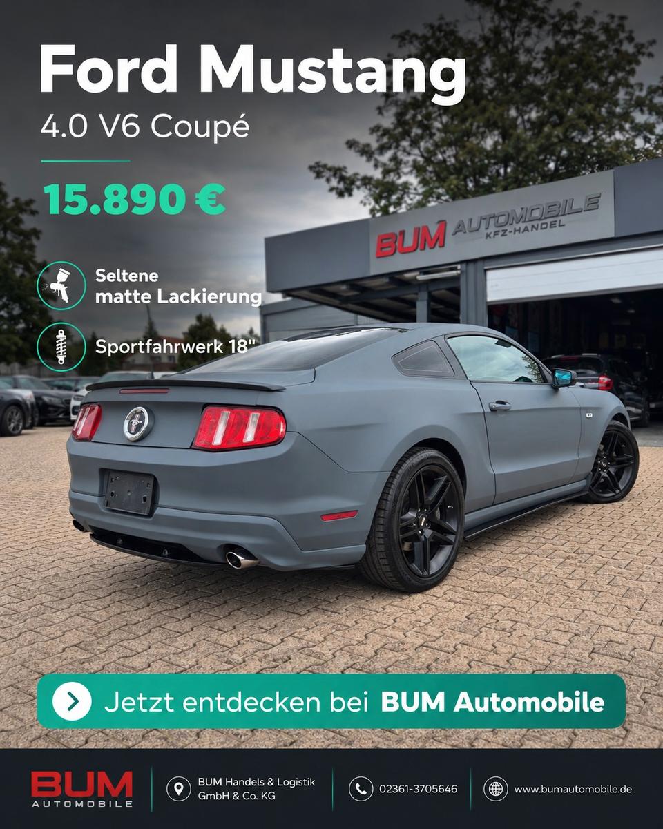 Ford 4.0 V6 Coupe Matt lackiert  Sportfahrwerk 18"