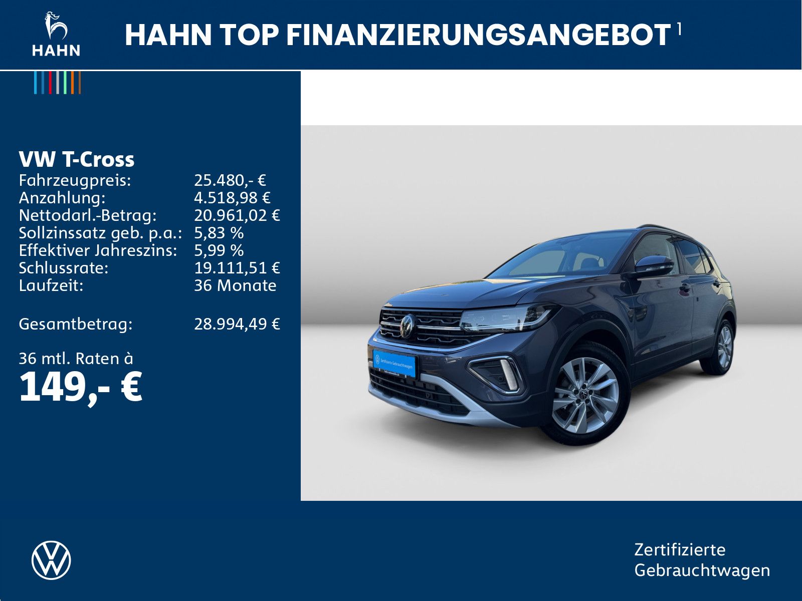 Volkswagen T-Cross 1.0TSI DSG Life Matrix ACC AHK CAM Sitzh foto 2
