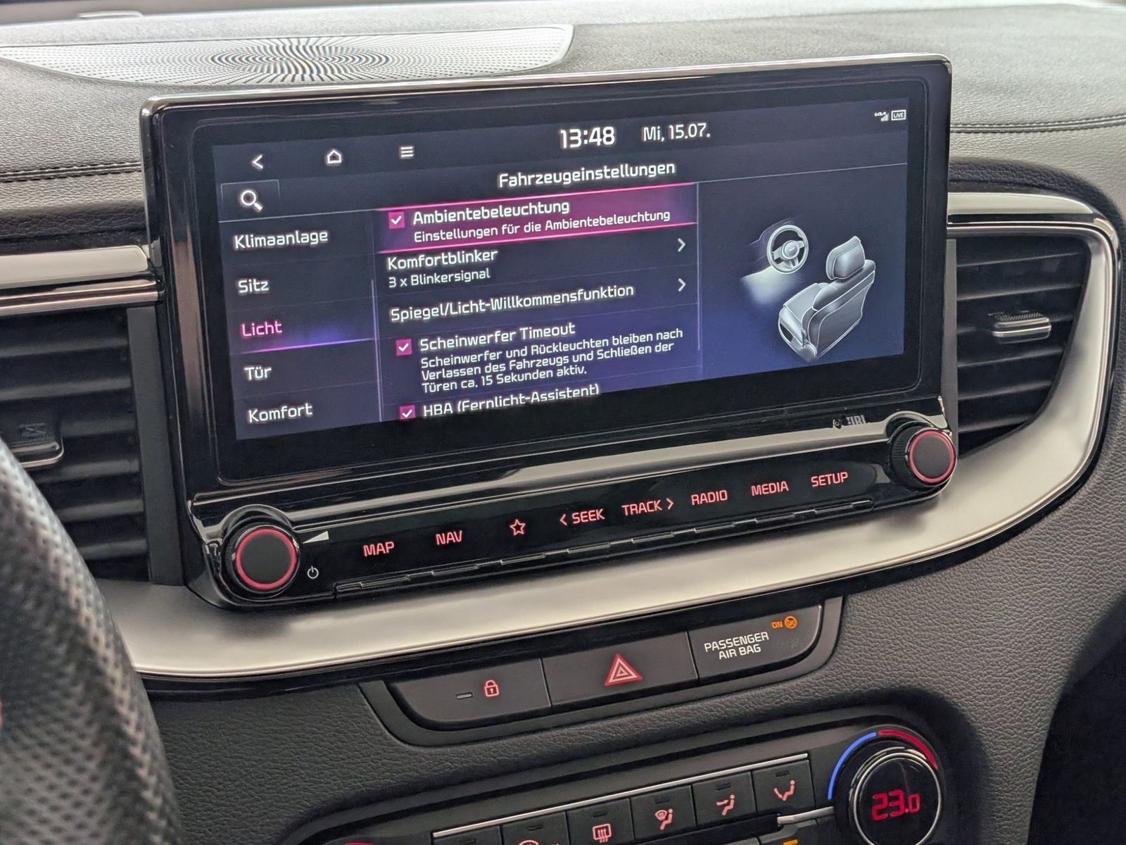 KIA pro_cee'd ProCeed 1.6 T-GDI GT DCT Glasdach Komfort – Bild 30