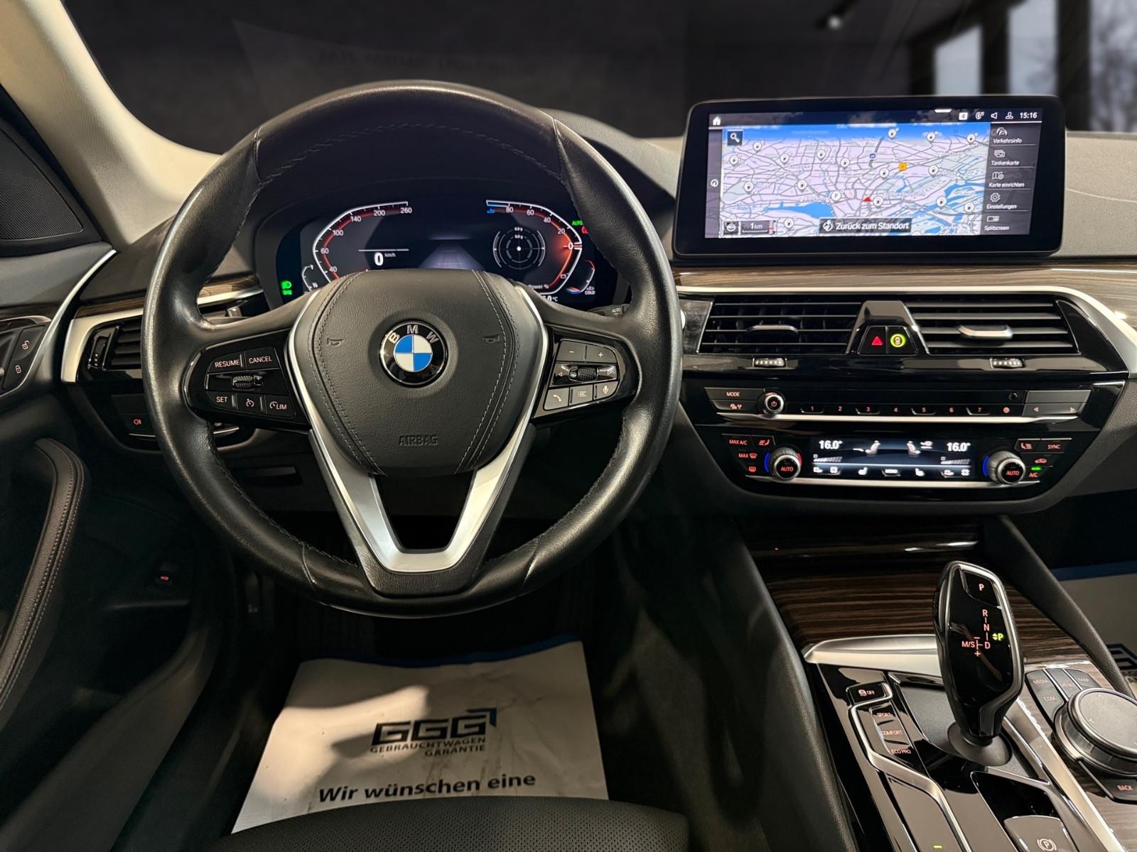 BMW 520 d Touring Steptronic*LED*Navi*Leder*1 Hand, миниатюра 10