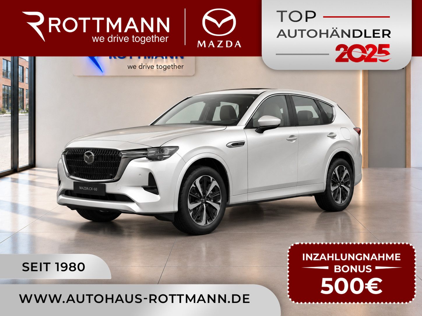 Mazda CX-60 2027 Plug-In 327ps Aut. PHEV AWD Takumi