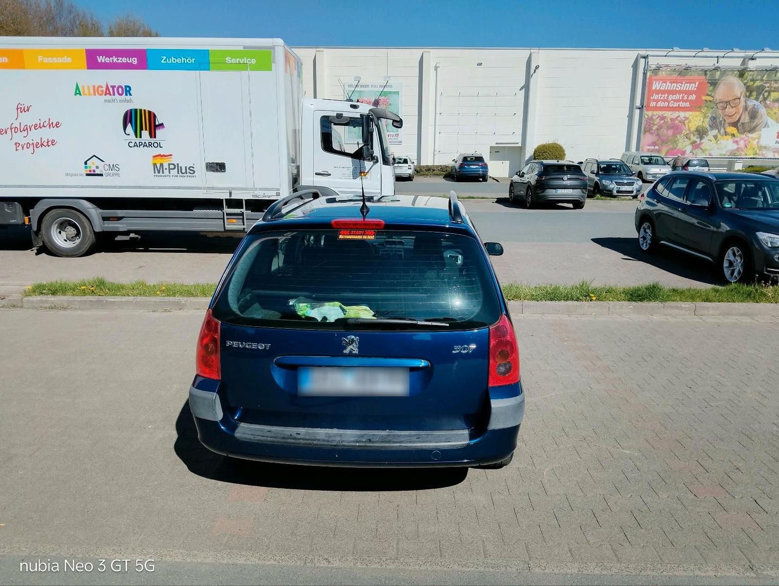 Peugeot 307 2004 — engine 109 HP (80kW)