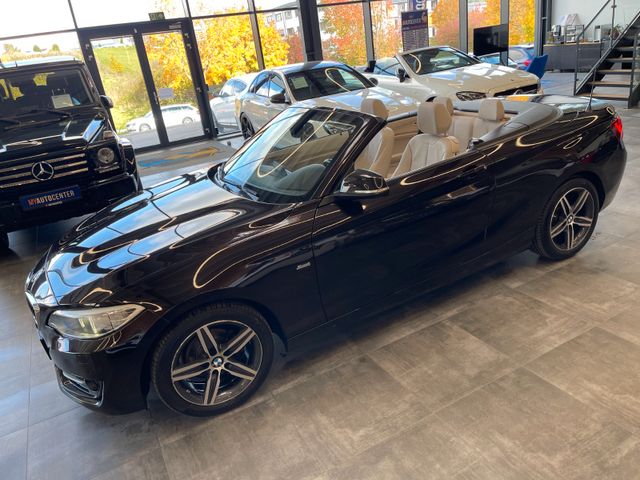 BMW 218 d Cabrio Sport Line *AHK*SHZ*Klima*Navi*