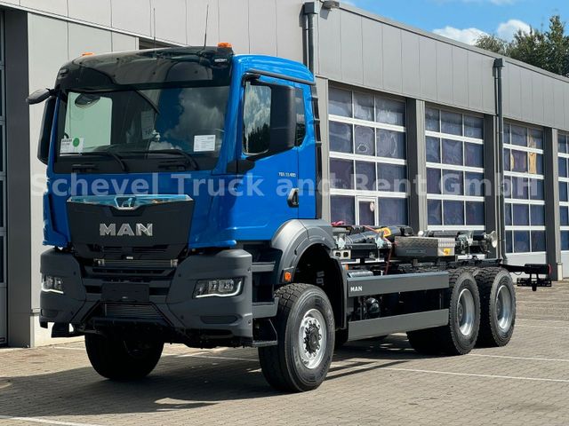 MAN TGS 33.480 Abrollkipper HYVA 26-55-S /6x6/60 Ton