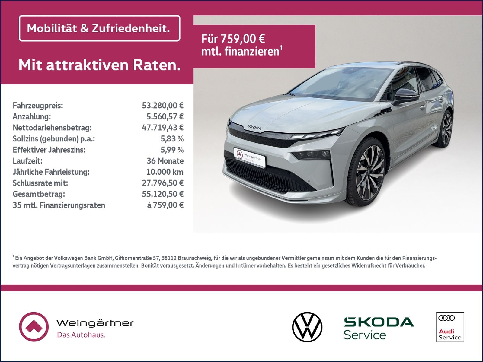 Skoda Enyaq 85 Sportline, AHK, Wärmepumpe, 21" Alu Sup