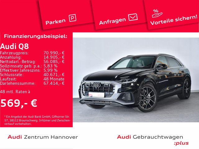 Audi Q8 3.0 e quattro 55 TFSI Sline HuD Pano HD Matri