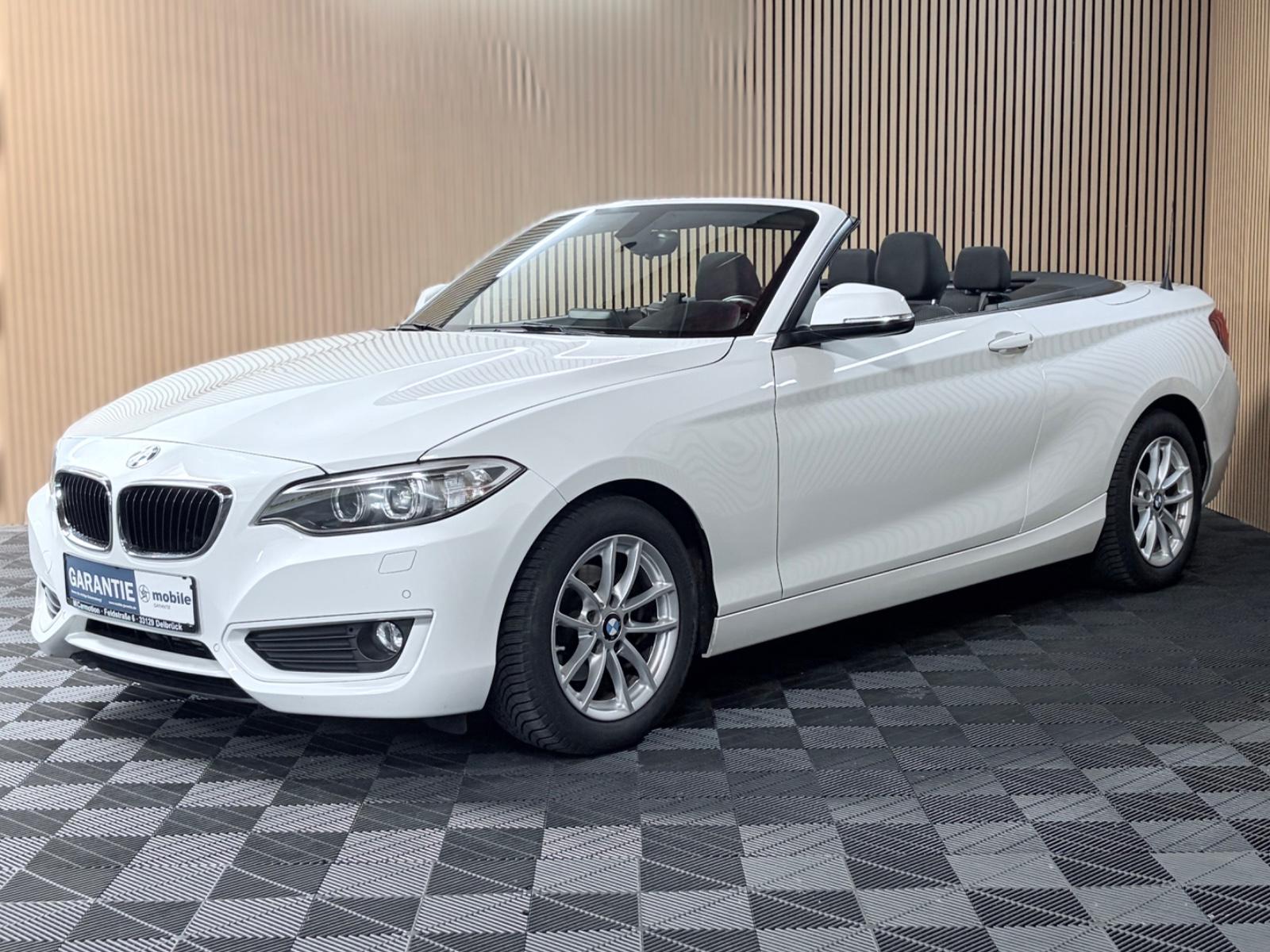 BMW 218d 2er Cabrio Diesel Advantage Automatik/ PDC