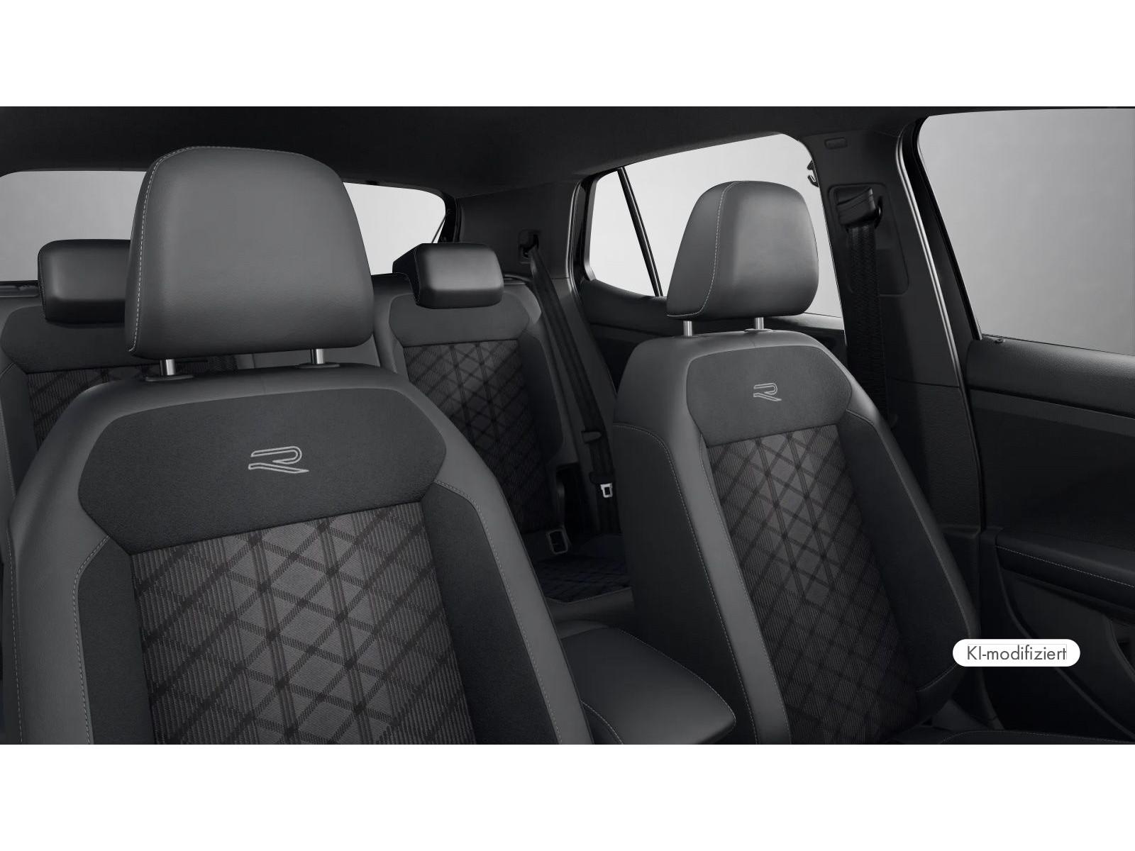 Volkswagen T-Cross R-Line 1,5 TSI DSG 18" in Schwarz/glan, миниатюра 6