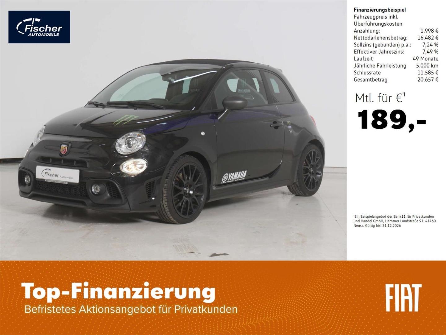 Abarth 595C 1.4 T-Jet 16V Yamaha 165