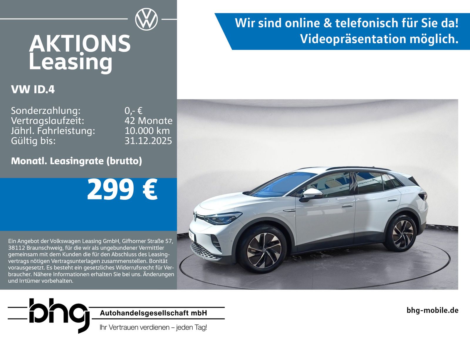 Volkswagen ID.4 Pro *Assistenz-Paket Plus*Komfort-Paket Plu