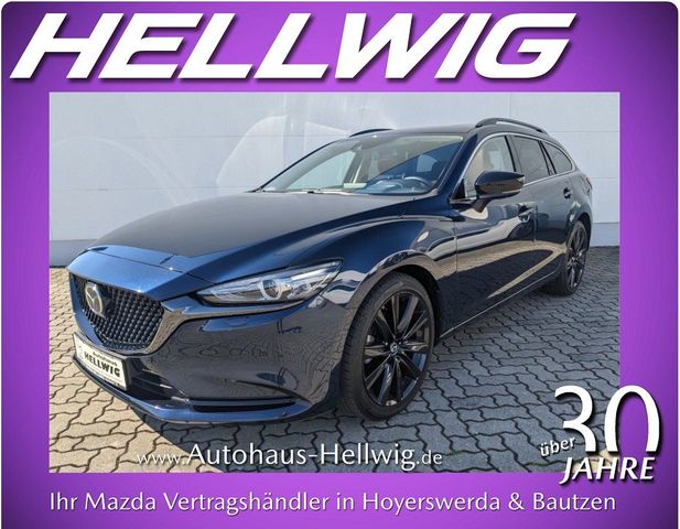 Mazda 6 Kombi 2.5l Homura GSD Leder Burgunderrot 1.Han