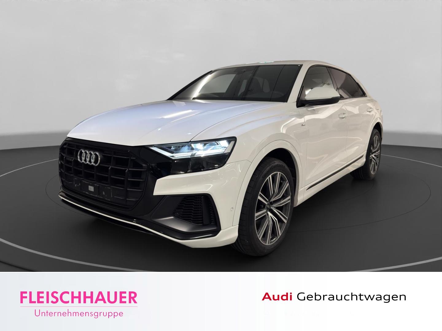 Audi Q8 55 TFSI e qu. 2x S-Line+Raute+AHK+21”+Kamera