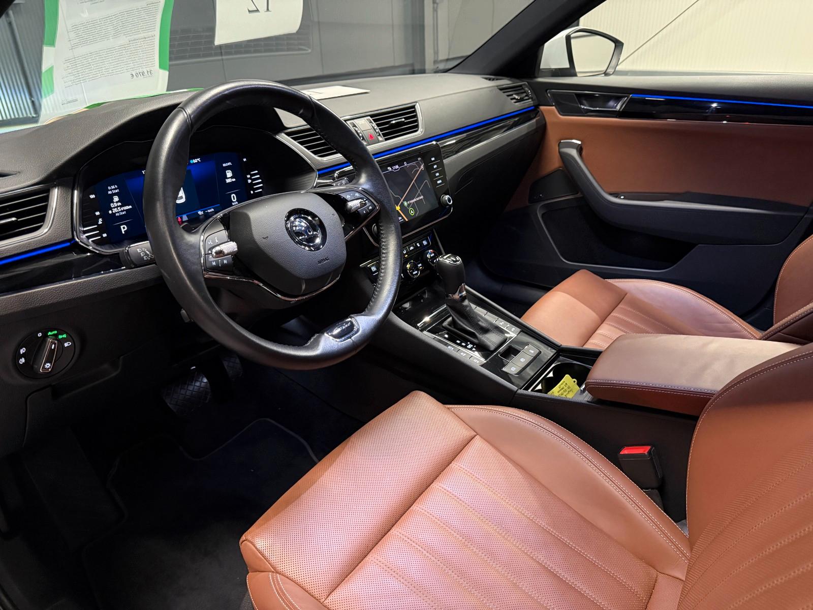 Skoda Superb Combi L&K *19Zoll*LEDER/Braun*SitzKlima*, миниатюра 26