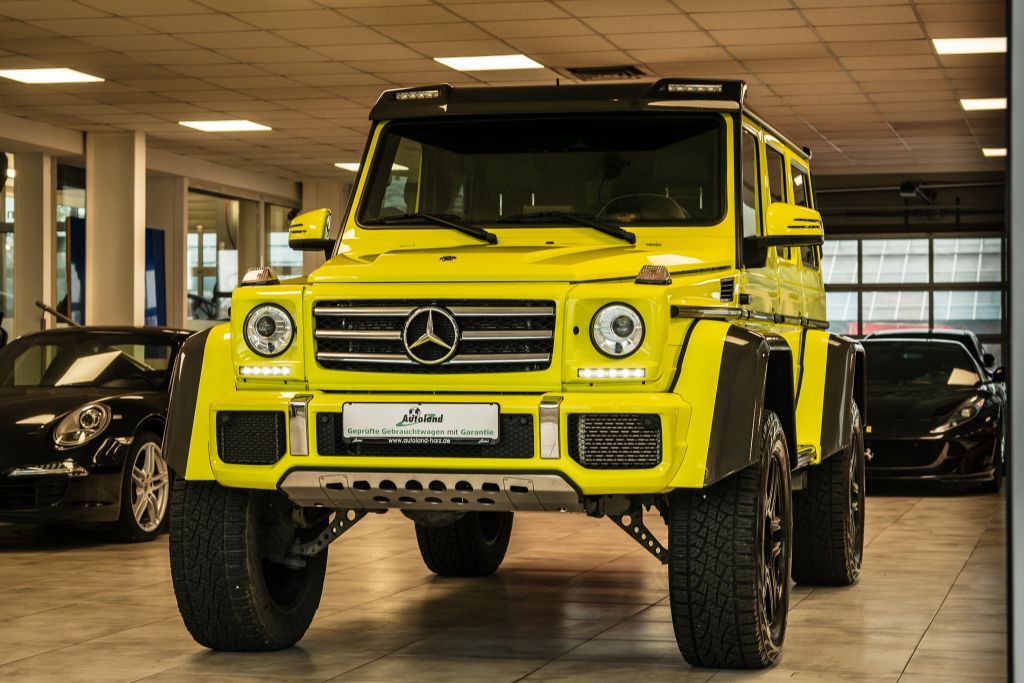 MERCEDES-BENZ G500 4x4²*BRABUS Abgas*Electric Beam*Full*1.Hand