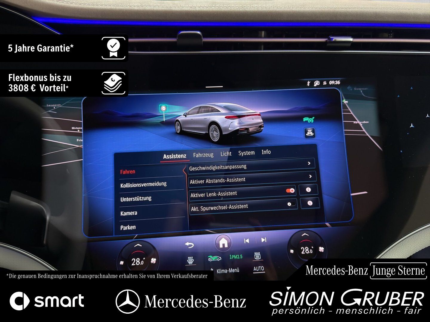 Fahrzeugabbildung Mercedes-Benz EQS 450+ AMG Pano Hyper HUD HAL Massage Sitzklim