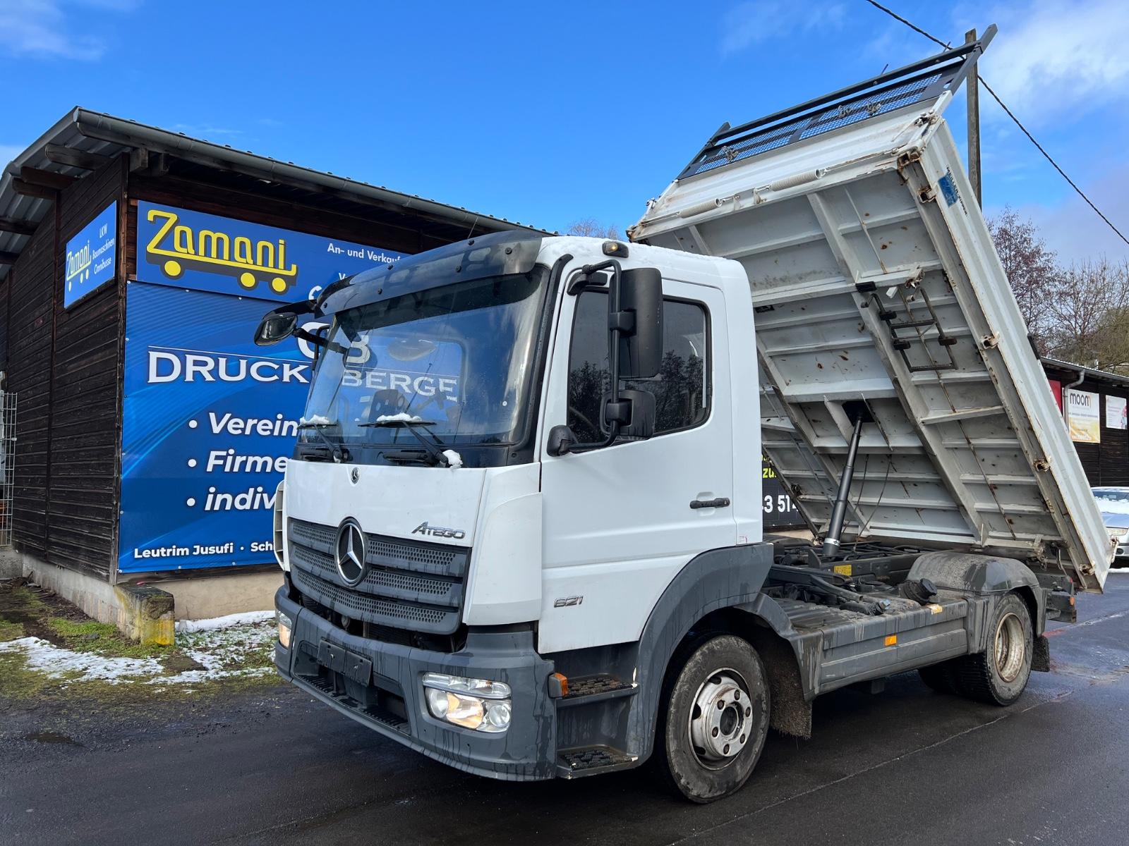 Mercedes-Benz Atego 821/MEILLER DSK/Klima/2x Hydraulik/Automat