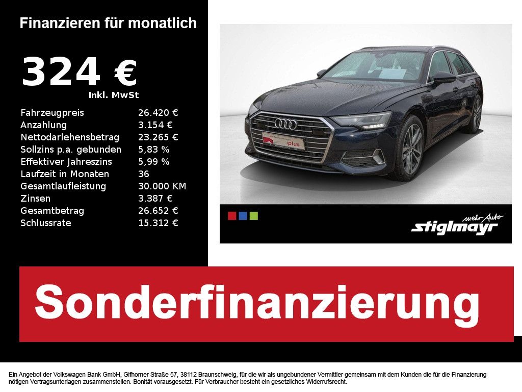 Audi A6 Avant Sport 50 TDI quattro ACC+AHK+NAVI+PANO