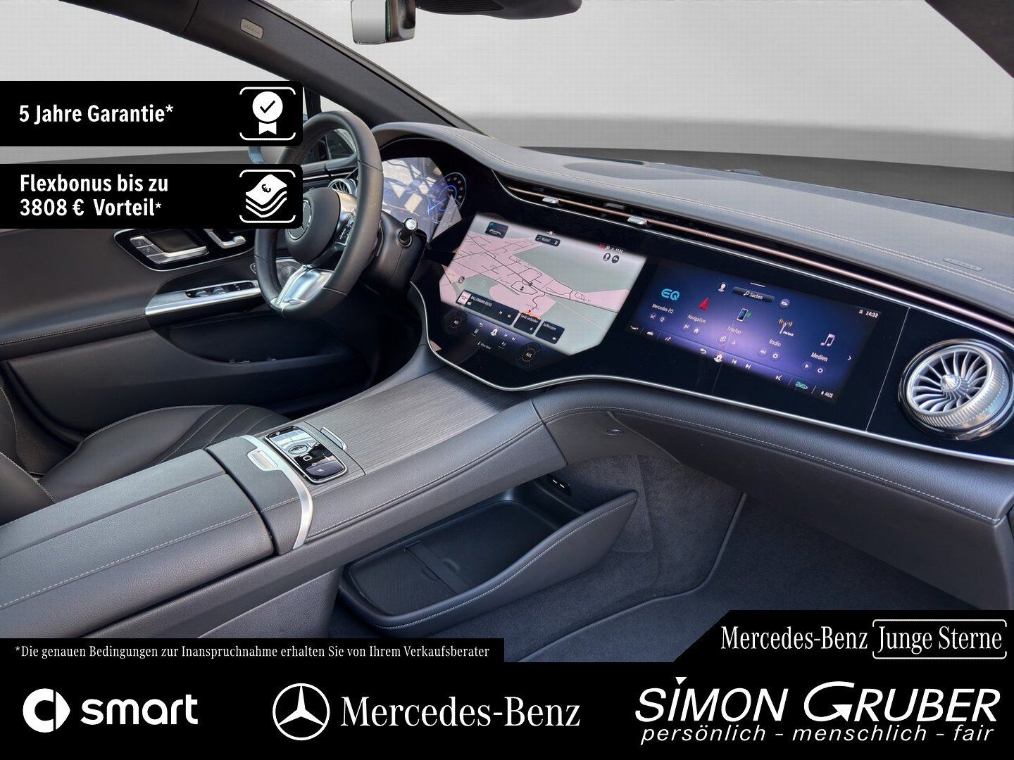Fahrzeugabbildung Mercedes-Benz EQE 500 4M AMG Premium+ Nappa Hyper Pano Md 2025