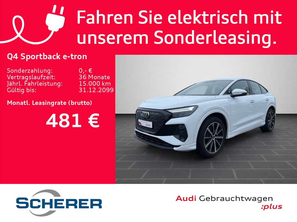 Q4 Sportback e-tron 35 S line Interieur LED NAVI