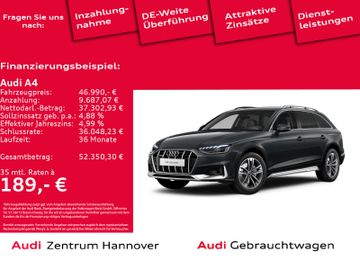 Audi Leasingangebot: Audi A4 allroad quattro 40 TDI Standh. Kamera AHK Led