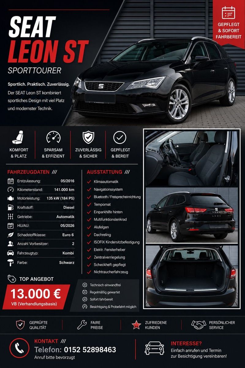 SEAT Seat leon st AHK