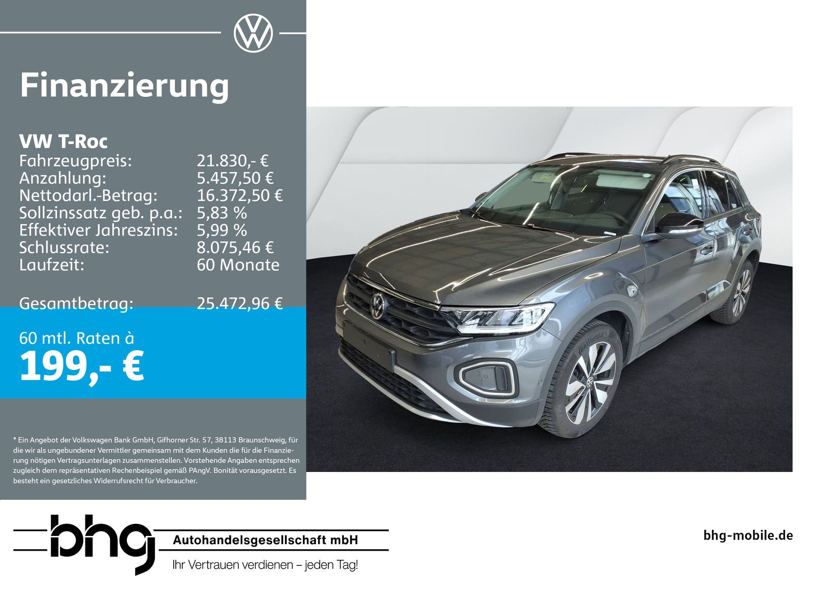 Volkswagen T-Roc 1.0 TSI GOAL #ACC #TRAVEL-ASSIST #NAVI #SI
