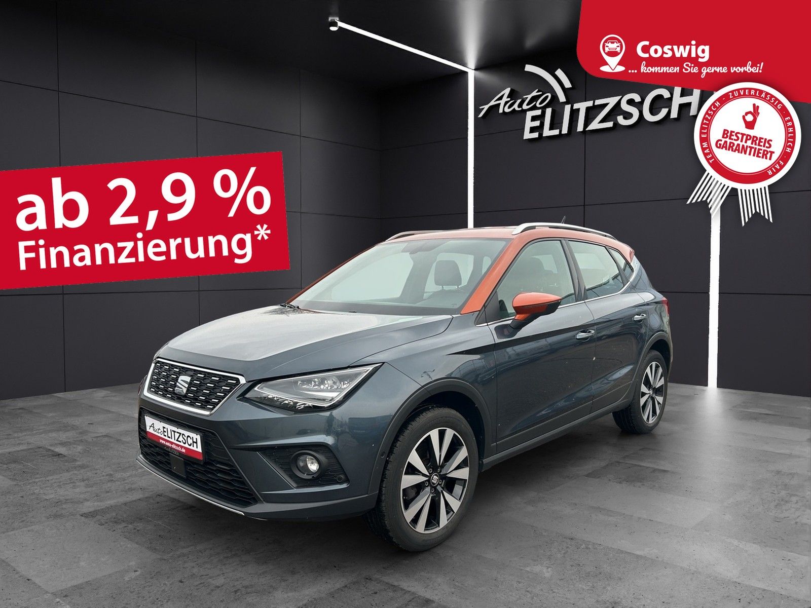 Fahrzeugabbildung SEAT Arona TSI FR DSG LED ACC AHK SH PDC Beats SeatCo