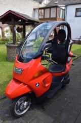 BMW +NEUWERTIG+ BMW C1, 125, rot, 1.712 km, Sammler - BMW ROLLER 125
