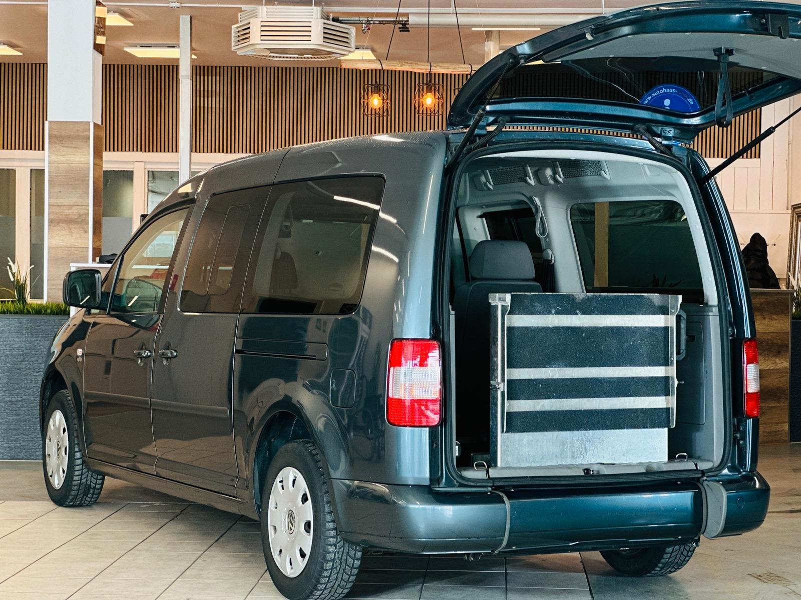 Volkswagen Caddy 1,6-Maxi-Behindertengerecht-Rampe-TOP