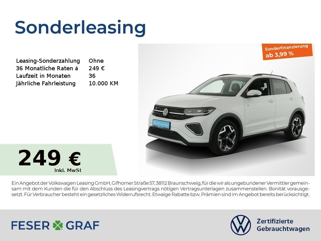 Volkswagen T-Cross R-Line 1.5 TSI DSG Navi AHK Kamera LED S