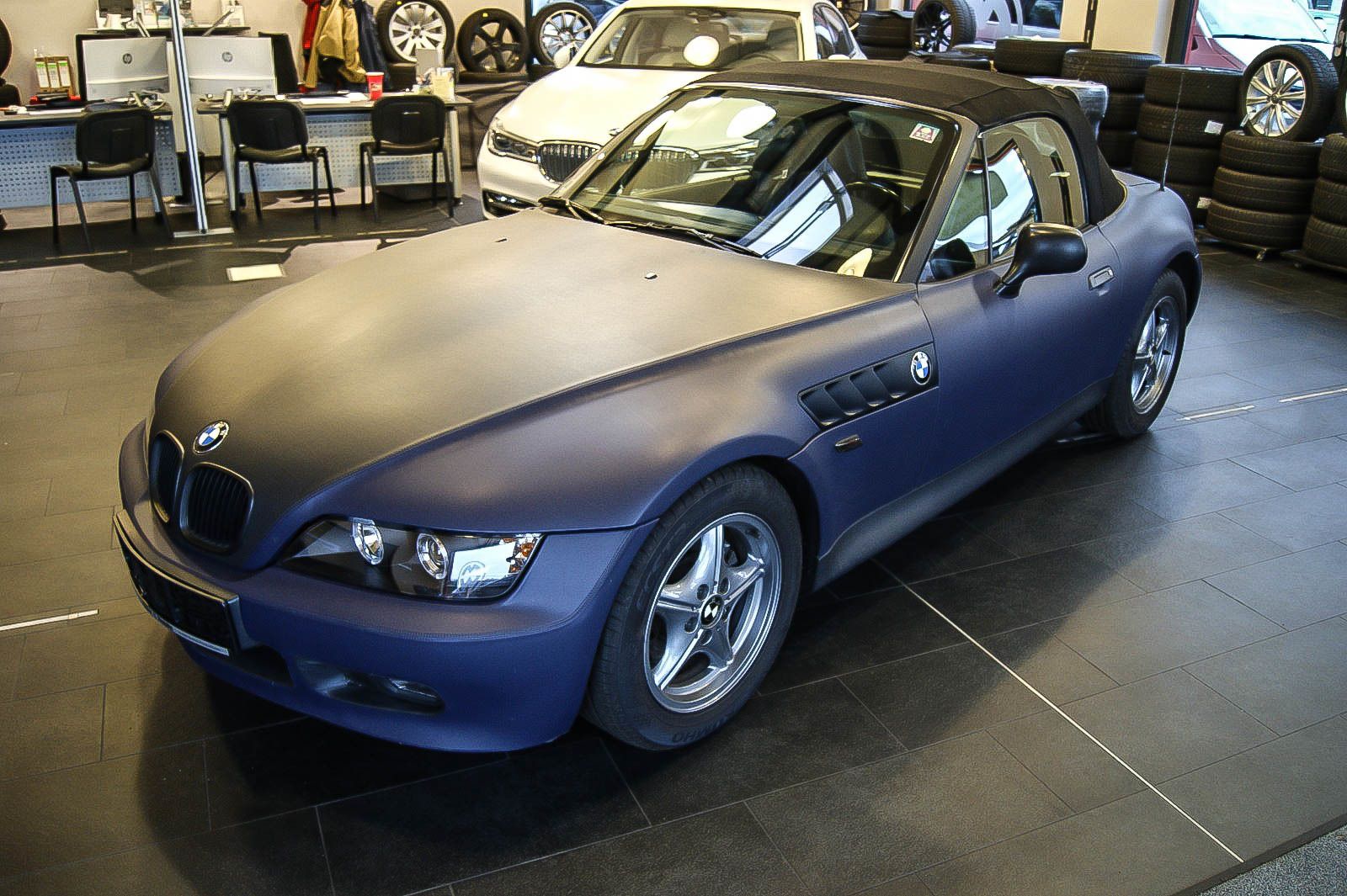 Fahrzeugabbildung BMW Z3 1.9 UNIKAT KOMPLETT LEDERBEZOGEN WETTERFEST
