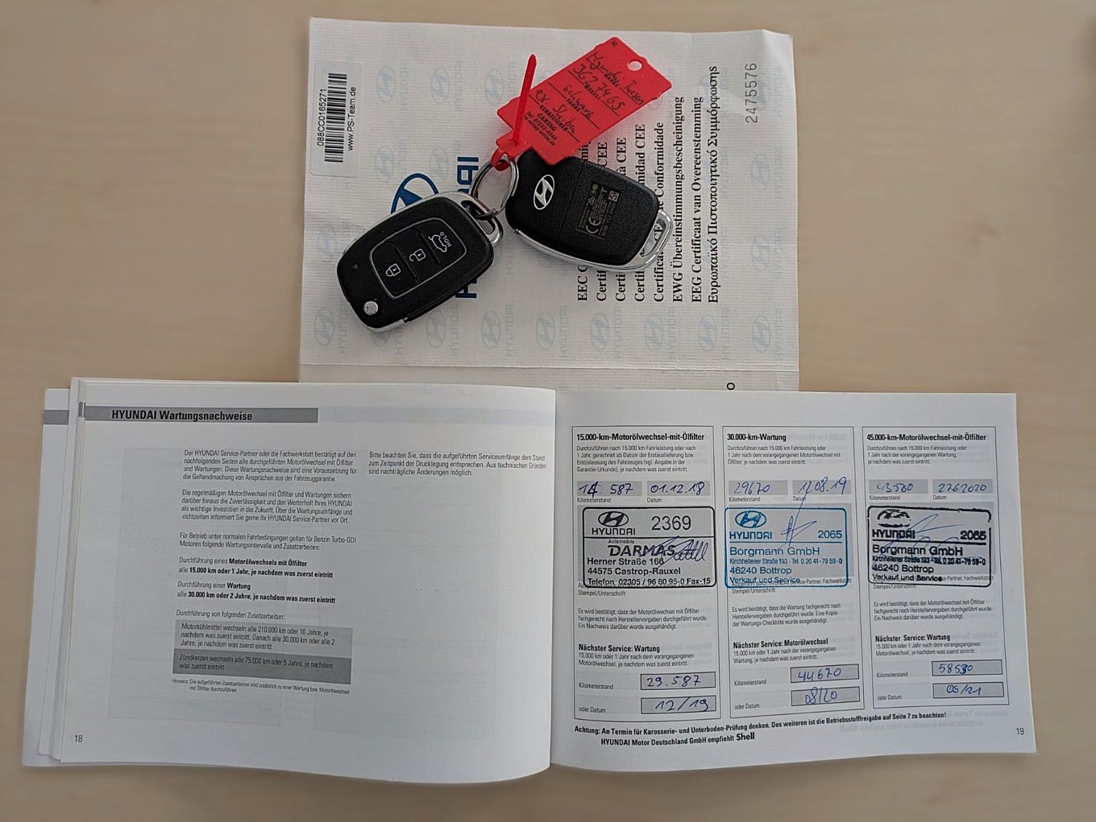 Fahrzeugabbildung Hyundai TUCSON 1.6i DTC PASSION SITZHZ ANDROID NAVI CAM