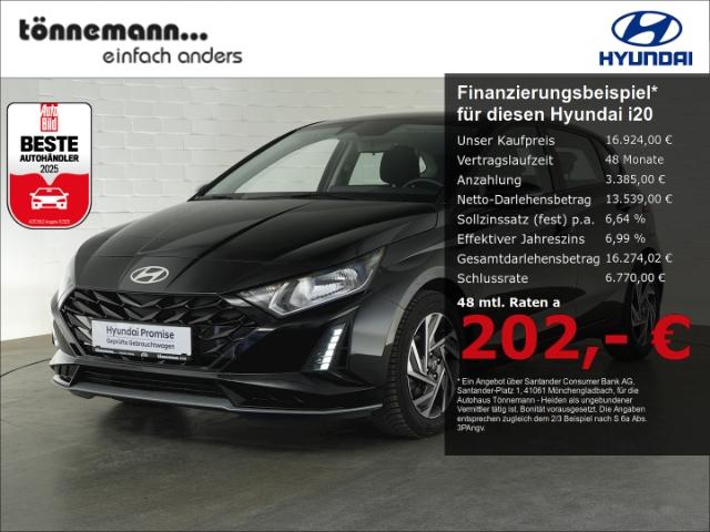 Hyundai i20 FACELIFT T-GDi TREND+NAVI+RÜCKFAHRKAMERA+FER