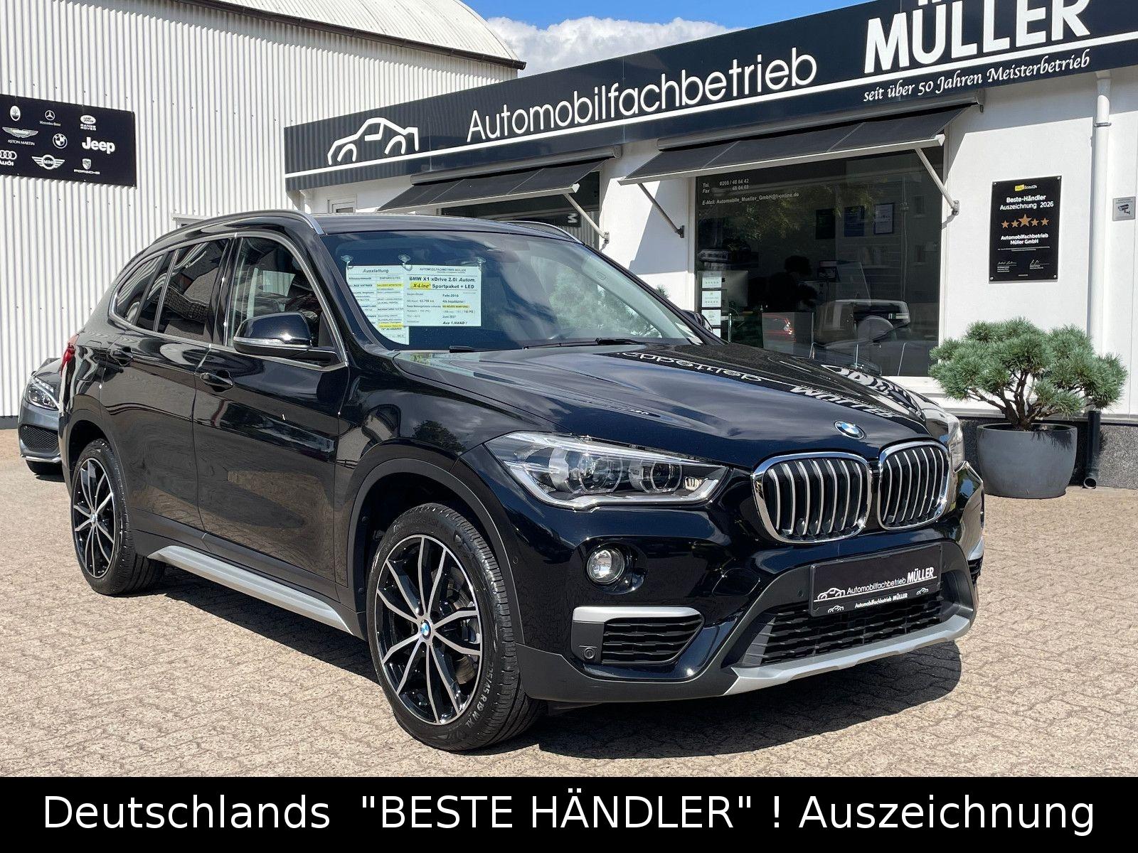 BMW X1 xDrive 2.0i Aut."X-Line"+19"+SPORTPAKET+1.Hd!