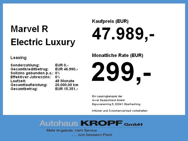 MG Marvel R Electric Luxury Pano Bel.Sitz SpurH