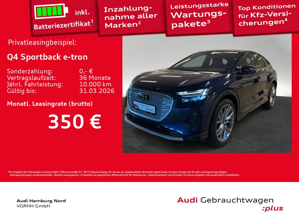 Q4 Sportback 35 e-tron S line Navi Matrix AHK
