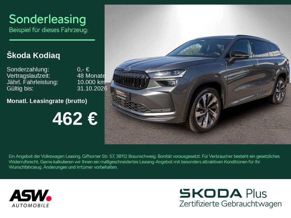 Skoda Kodiaq Sportline 4x4 2.0TDI PANO 7Sitzer AHK RFK