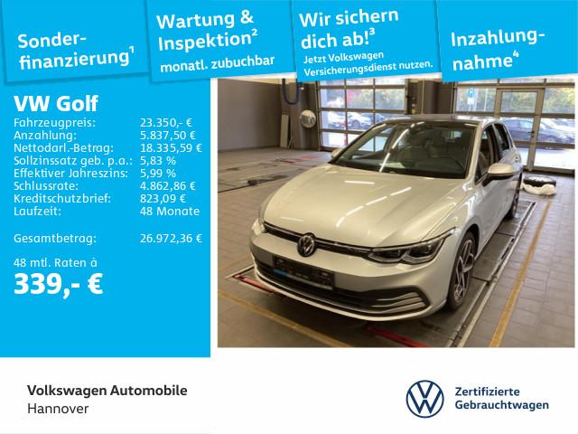 Volkswagen Golf VIII 1.5 eTSI DSG Life Navi Pano Kamera ACC