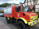 Mercedes-Benz Feuerwehr Unimog U 1300L mit Werner Winde 5 To - Mercedes-Benz 1986