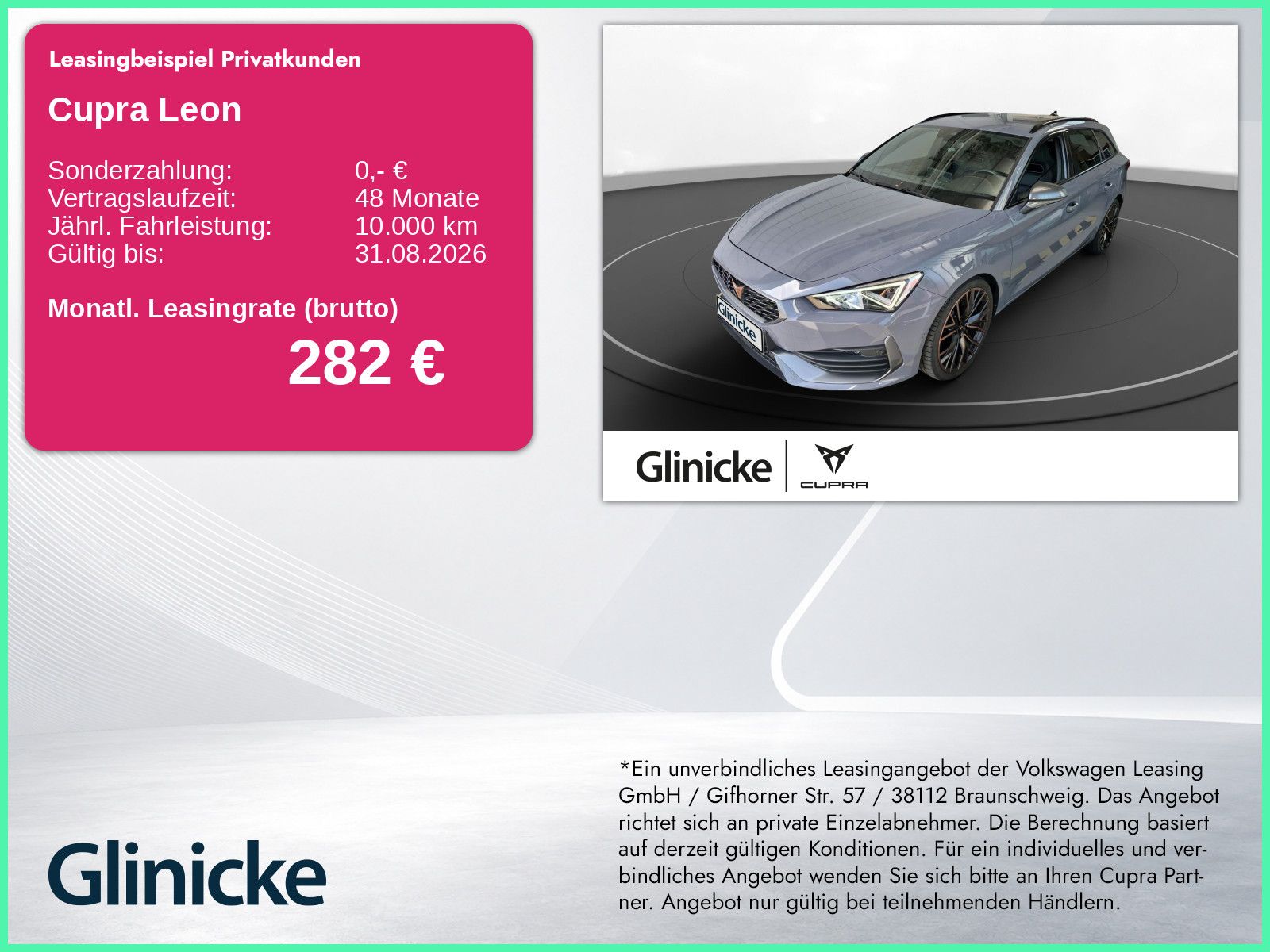Cupra Leon ST VZ 2.0 TSI 4D AHK LED LM 19" Navi RFK AC