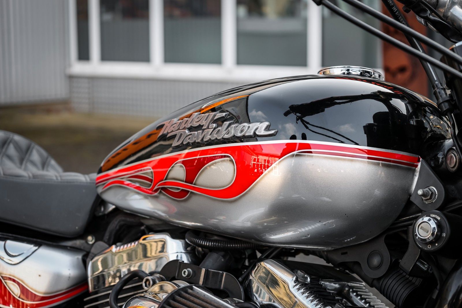 Fahrzeugabbildung Harley-Davidson XL1200L Cafe Racer Umbau -BSL 200er  Heckumbau--