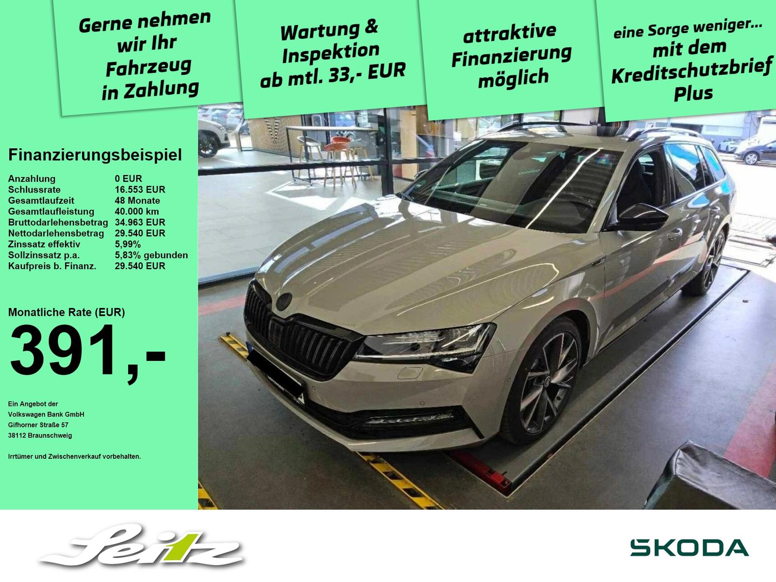 Skoda Superb Combi 2.0 TSI 4x4 Sportline *MATRIX*PANO*