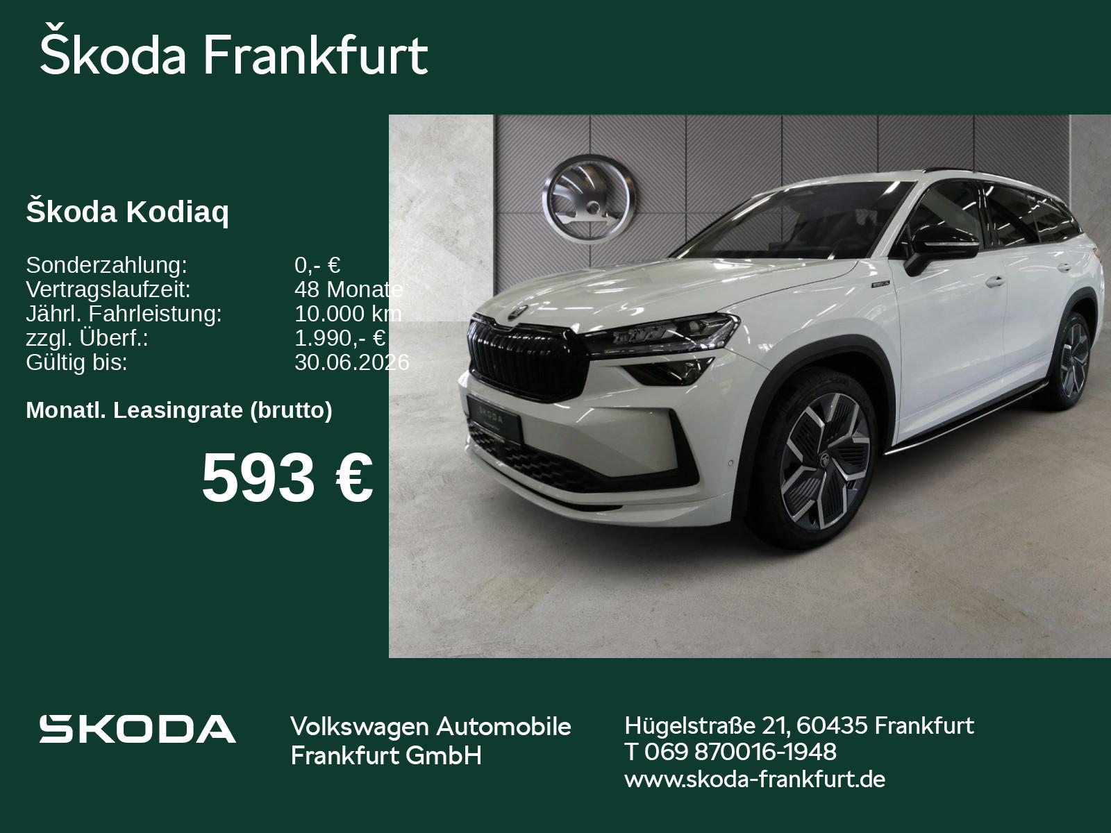 Skoda Kodiaq Sportline 2,0 TDI 142 kW 7-Gang-DSG 4x4 z
