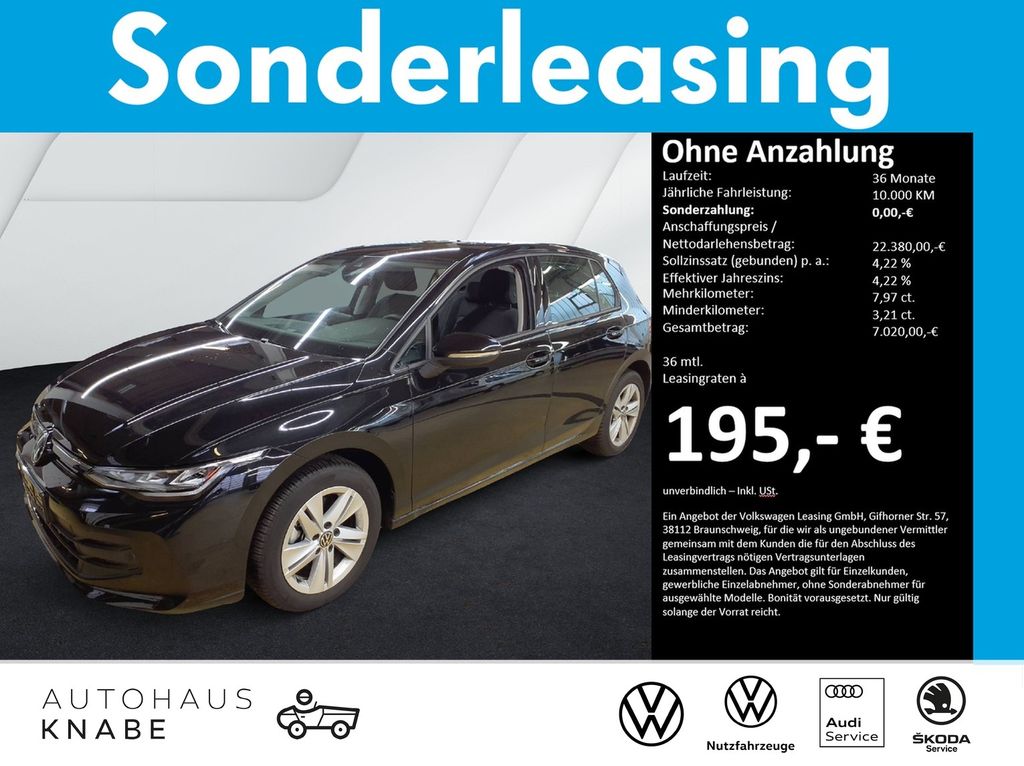 Volkswagen Golf VIII 1.5 TSI Life FACELIFT NAVI SHZ AHK