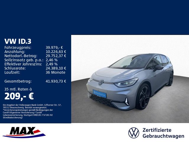 ID.3 GTX IQ.LIGHT+NAVI+PANO+ACC+AR HUD+KAMERA+