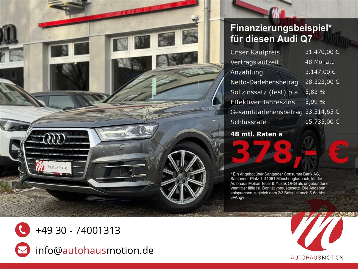 Audi Q7 3.0 TDI quattro 3x S-line Raute Allradlenkung