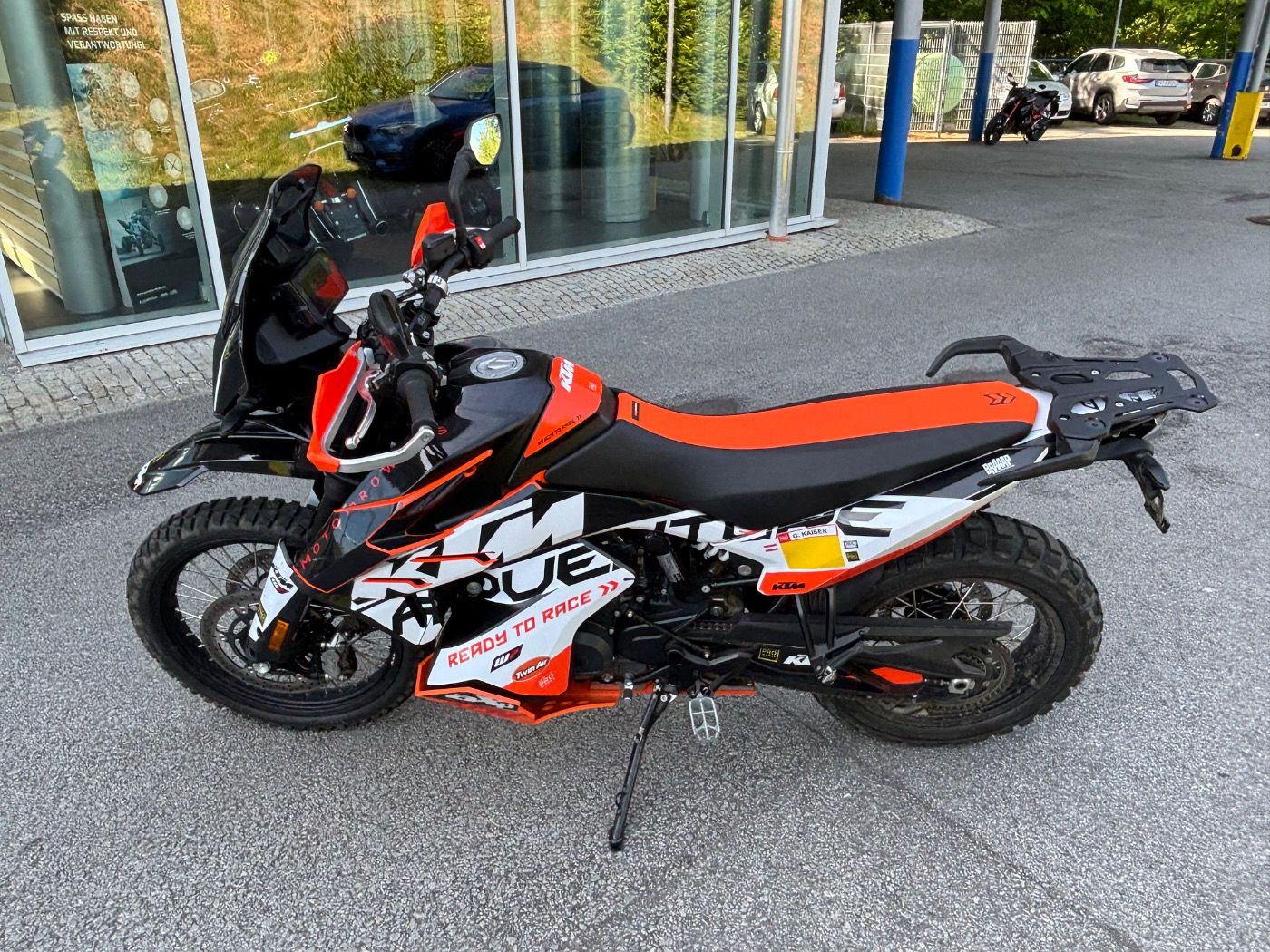 Fahrzeugabbildung KTM 790 Adventure Quickshifter, viel Zubehör