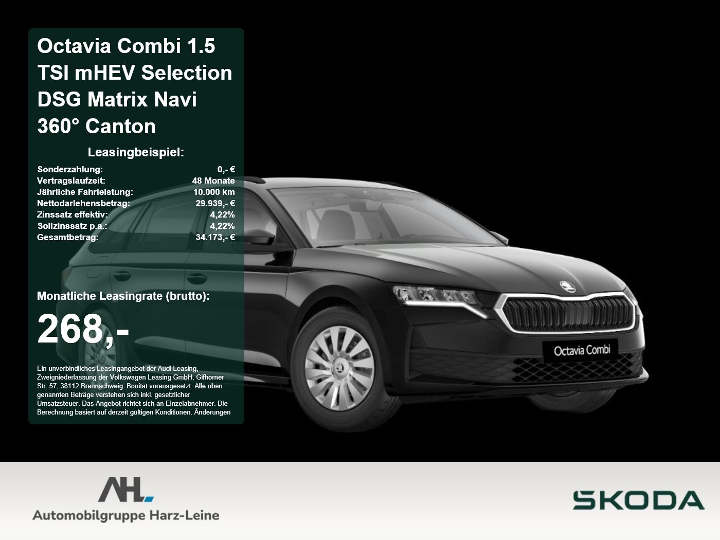 Skoda Octavia Combi 1.5 TSI mHEV Selection DSG Matrix