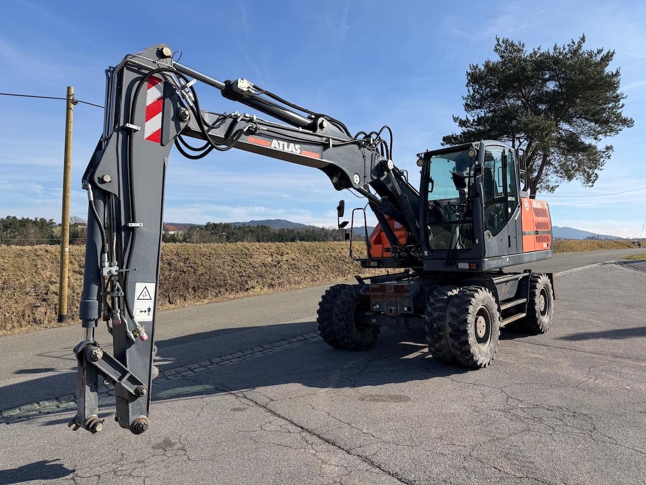 Atlas 150 W Bagger mit Schere Leitung